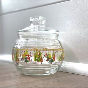 Vintage KIG Indonesia Christmas Candy Dish, Vintage KIG Jar, Christmas decor